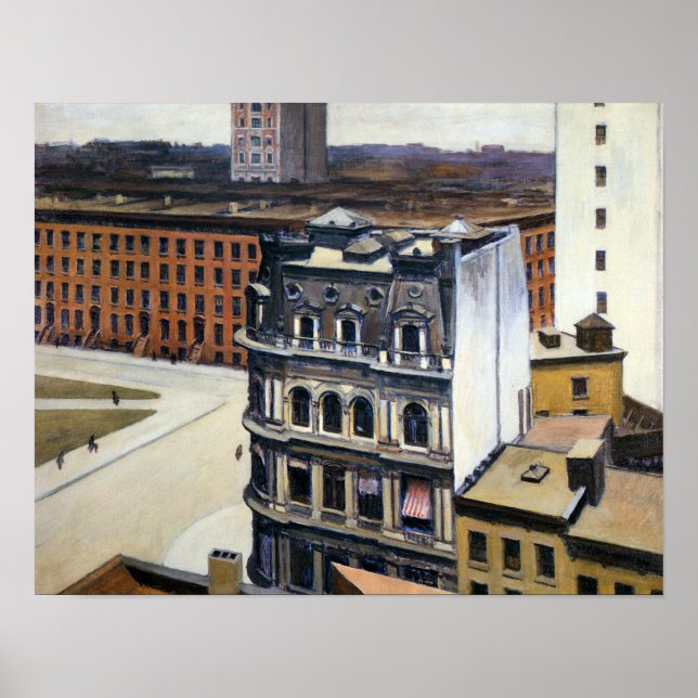 Poster Edward Hopper The City 13"x17" (Frente)