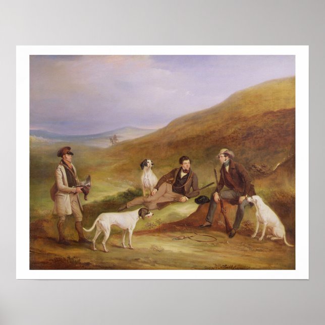 Pôster Edward Horner Reynard e seu irmão, George, Gro (Frente)