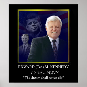 Pôster Edward Kennedy com Jack e Bobby