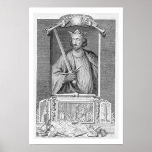Poster Edward mim (1239-1307) reis de Inglaterra desde