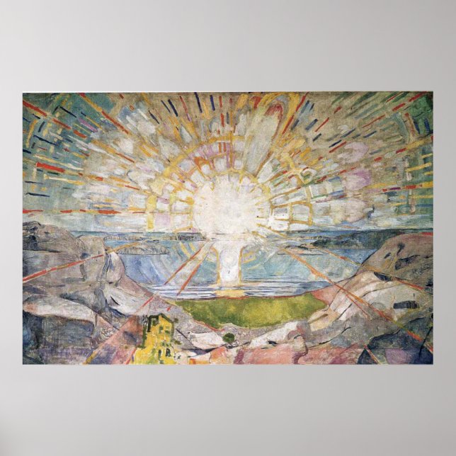 Poster Edward Munch Art Painting (Frente)