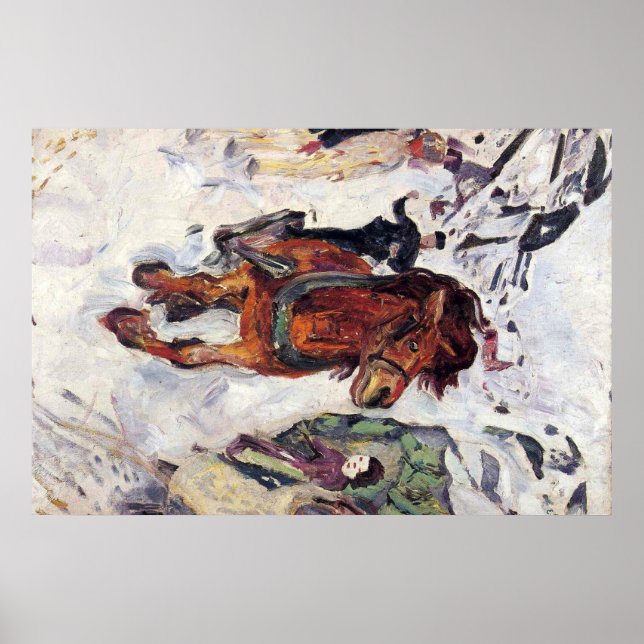 Pôster Edward Munch Art Painting (Frente)