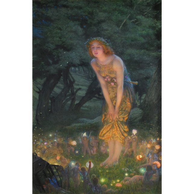 Pôster Edward Robert Hughes Midsummer Eve CC1102 Update (Criador carregado)