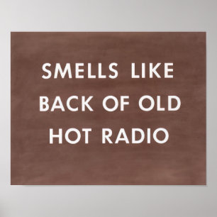 Poster Edward Ruscha - Cheira como o Verso de um Velho Rá