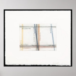 Poster Edward Ruscha - Grant (de Los Francisco San Ange