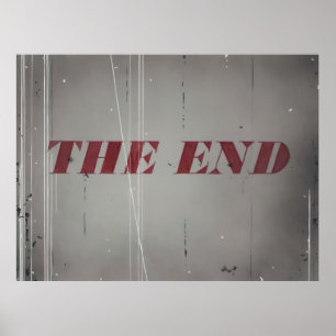 Poster Edward Ruscha - O Fim - 1997