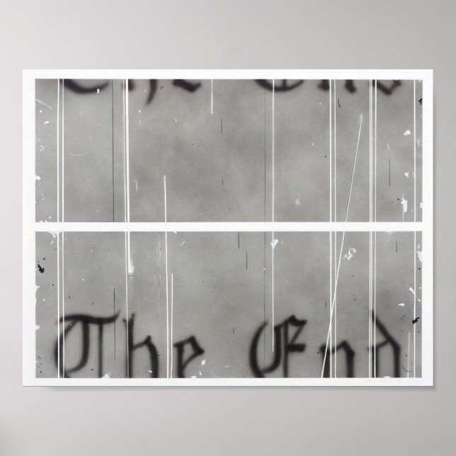 Poster Edward Ruscha - O Fim #1 - 1993 (Frente)