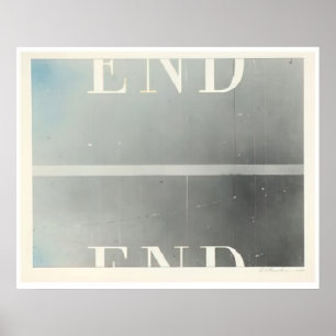 Poster Edward Ruscha - O Fim #53 - Pop Art