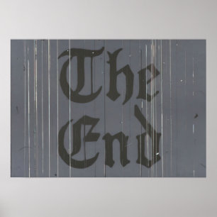 Poster Edward Ruscha - O Fim Final - 1991