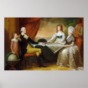 Poster Edward Savage A Família Washington