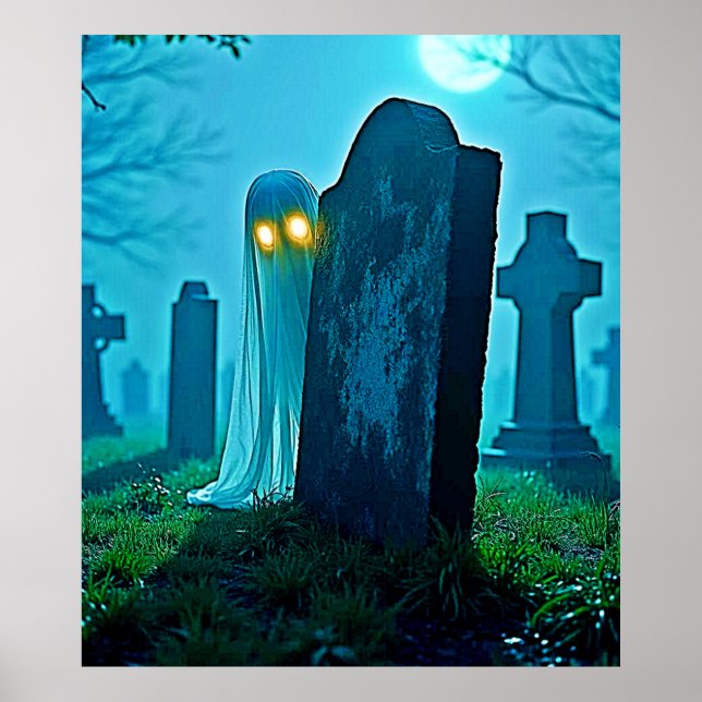 Poster Eerie Glimpse de Graveyard Ghost (Frente)