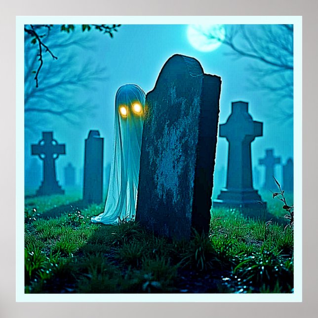 Poster Eerie Glimpse de Graveyard Ghost (Frente)