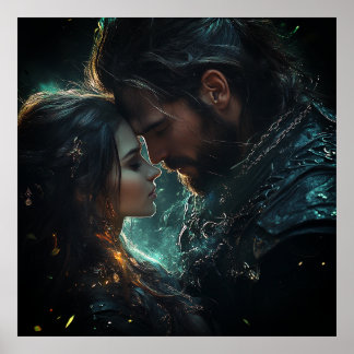 Poster Eethal Amantes em uma Noite de Tempestade