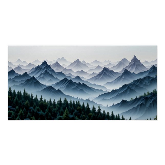 Pôster Eethal Mountain Vista (Frente)