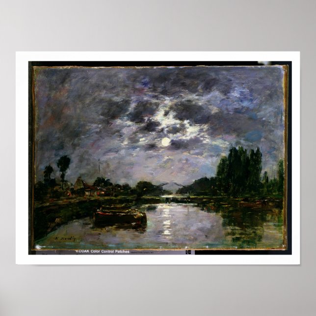 Pôster Efeito da Lua, 1891 (óleo na canvas) (Frente)