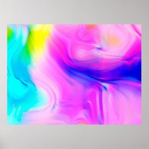 Poster Efeitos digitais. Fundo de abstrato de multicores.