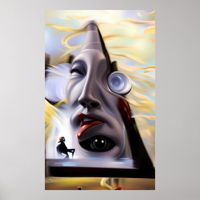 Poster Efeitos Secundários da Realidade - Arte do Ken Gag (Frente)