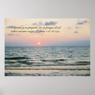 Pôster Efesios 4:26