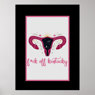Poster Eff Do Kentucky Celestial Uterus Pro-Choice
