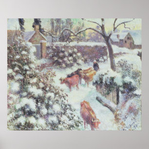 Pôster Effet de Neige um Montfoucault, 1882