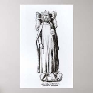 Poster Efígie de Edward II da catedral de Gloucester
