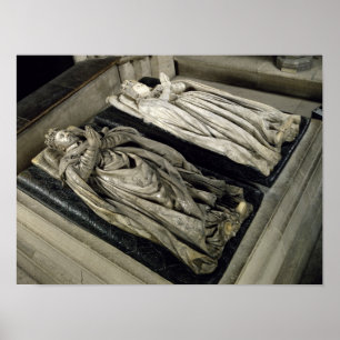 Pôster Efígies de Henri II e Catherine de Medici