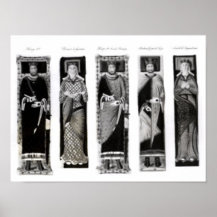 Poster Efígies de Henry II Eleanor de Aquitaine