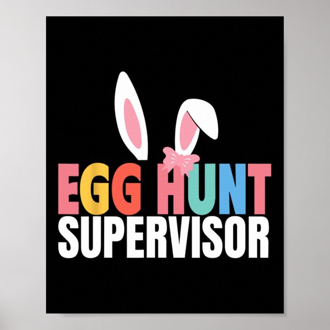 Poster Egg Hunt Supervisor de Ovo Festa de Caça-Ovos Mãe  (Frente)