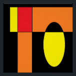 Pôster Egg Invader II - Ken Gage Abstrato Art<br><div class="desc">Ovo Invader II. 11/18/2018, Ken Gage. Arte digital: abstrato, surrealismo pop.</div>