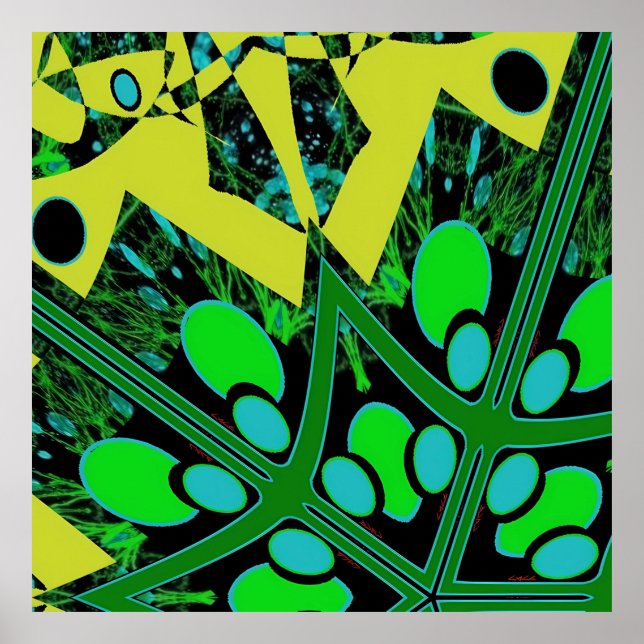 Poster Egg Theory IV - Ken Gage Abstract (Frente)