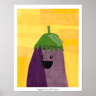 Pôster EggPlant por Jill Connor