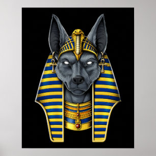 Poster Egípcio Deus Anubis