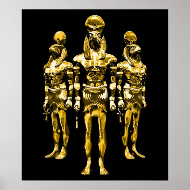 Pôster Egípcio Deus Horus (Frente)