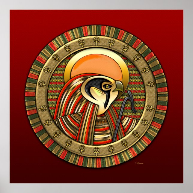 Pôster Egípcio Sun God Ra (Frente)