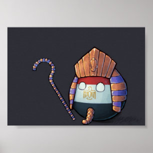 Poster Egipto Countryball