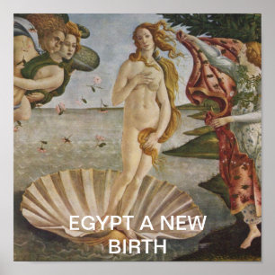 POSTER EGIPTO UM NASCIMENTO NOVO