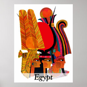 Poster Egito, Arte Tradicional, Viagens vintage