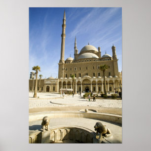 Pôster Egito, Cairo. A imponente Mesquita de Mohammed Ali