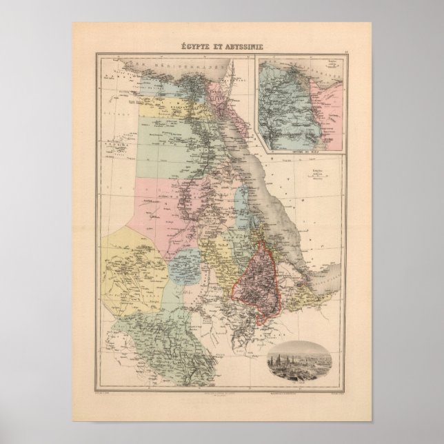 Pôster Egito e Abissínia (Frente)