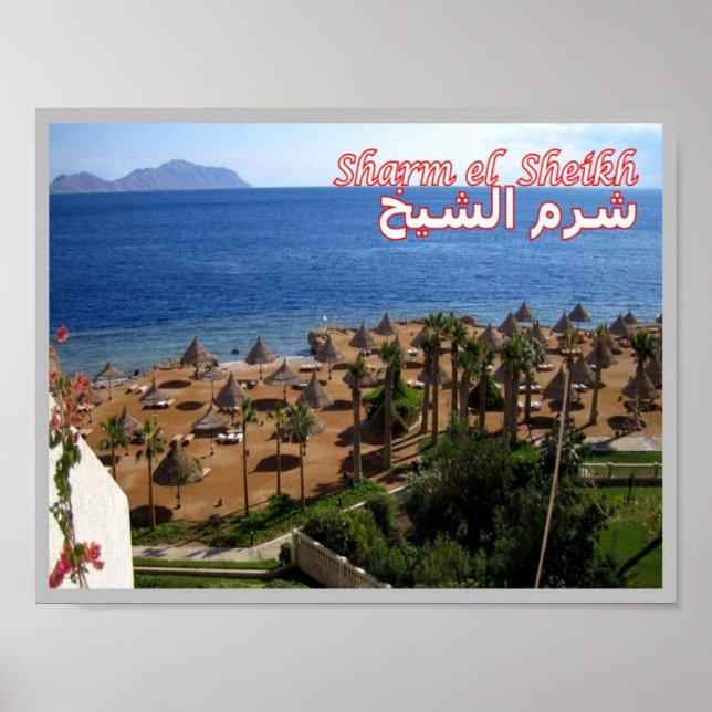 Poster Egito - Mar Vermelho - Sharm el Sheikh (Frente)
