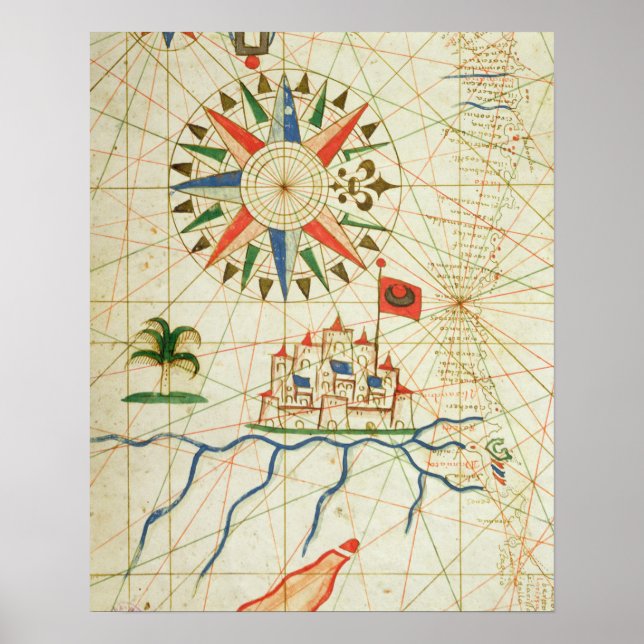 Poster Egito, Rio Nilo e Cairo (Frente)