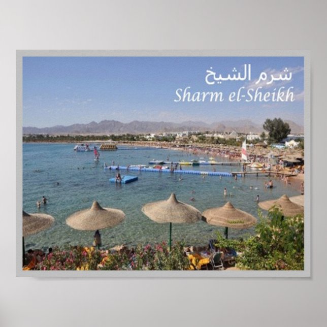 Poster Egito - Sharm el Sheik - (Frente)