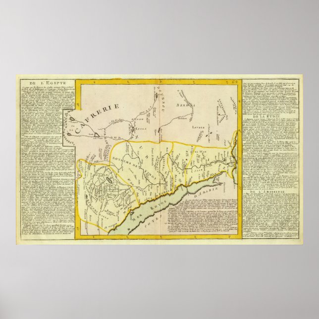 Pôster Egito, Sudão (Frente)