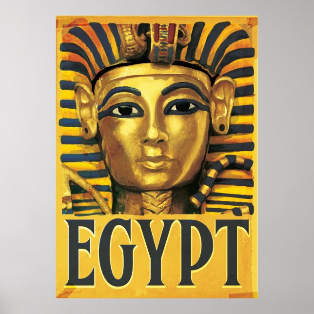 Pôster Egito - Tutankhamun (Frente)
