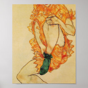 Poster Egon Schiele - A Boca Verde