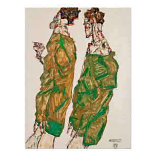 Pôster Egon Schiele - Devoção