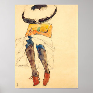 Poster Egon Schiele Trabalho de arte Reproduction
