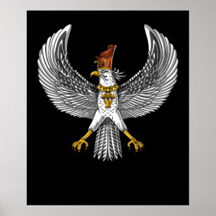 Poster Egyptian Falcon God Horus