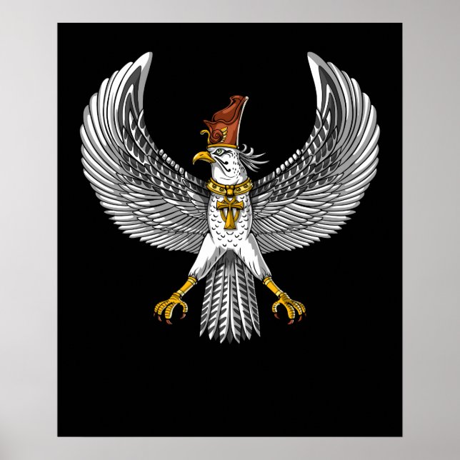 Poster Egyptian Falcon God Horus (Frente)