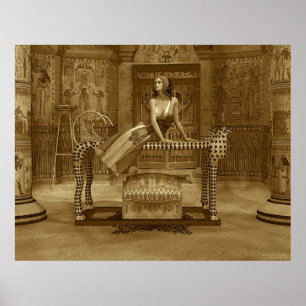 Poster Egyptian Queen